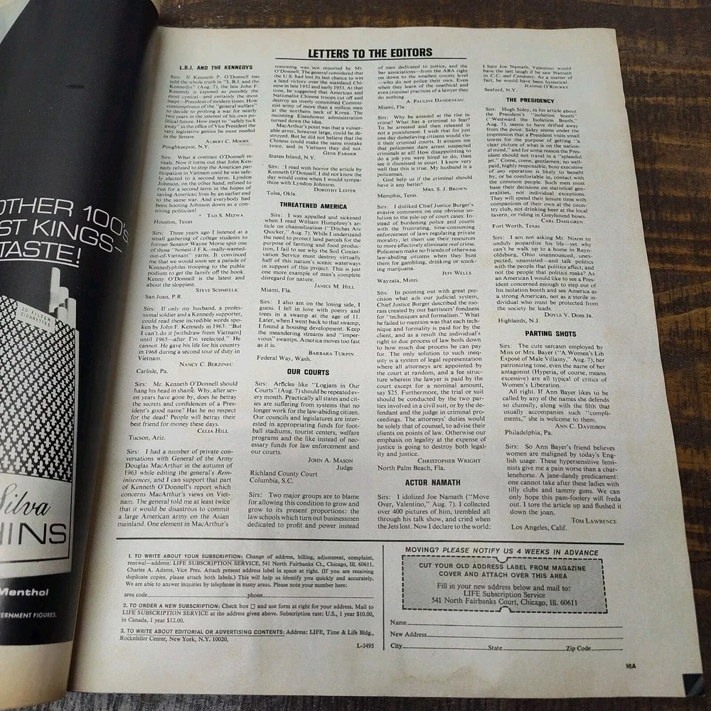 1970-LIFE- VINTAGE Era Of S--uality Growing Concern About cornography- Aug 28